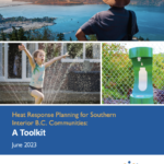 Front cover of heat alert and response planning for interior BC communities toolkit.