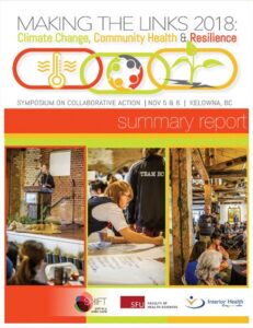 Report cover for the Making the Links 2018 summary report.